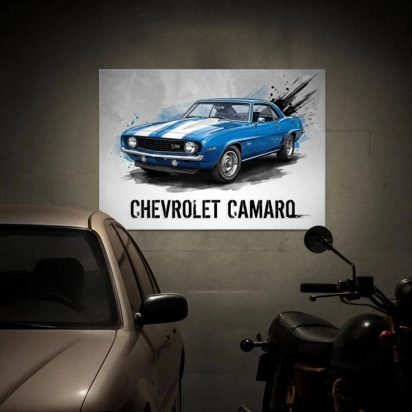 Plakat metalowy M Chevrolet Camaro Z/28